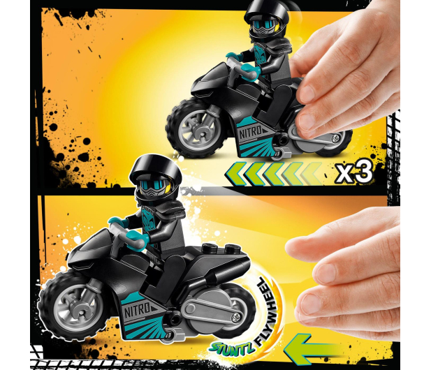 LEGO City 60294 Ciężarówka kaskaderska - 1026655 - zdjęcie 3